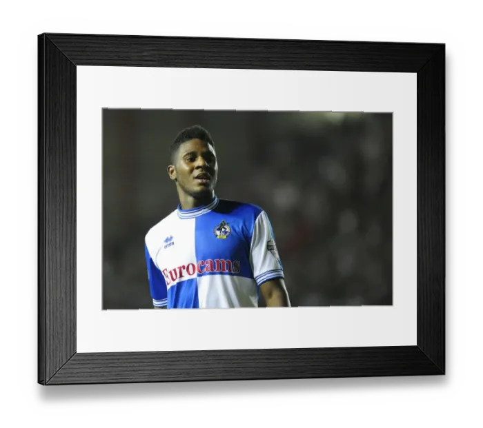 Framed Print : Bristol Derby: Bristol City vs. Bristol Rovers in Johnstone's Paint Trophy First Round (September 2013) - Ellis Harrison of Bristol Rovers Scored the Winning Goal Framed Print : Bristol Derby: Bristol City vs. Bristol Rovers in Johnstone's Paint Trophy First Round (September 2013) - Ellis Harrison of Bristol Rovers Scored the Winning Goal
