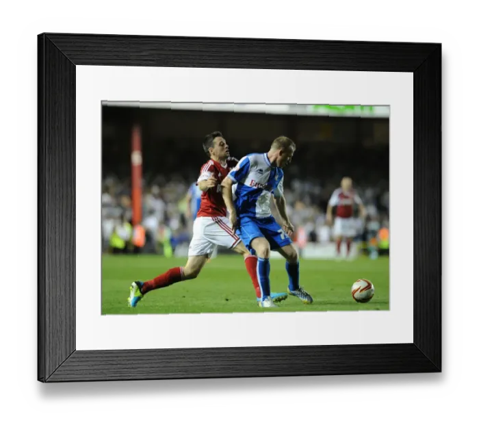 Framed Print : Bristol Derby: Sam Baldock Tackles David Clarkson - Bristol City vs. Bristol Rovers, Johnstone Paint Trophy First Round, 2013 Framed Print : Bristol Derby: Sam Baldock Tackles David Clarkson - Bristol City vs. Bristol Rovers, Johnstone Paint Trophy First Round, 2013