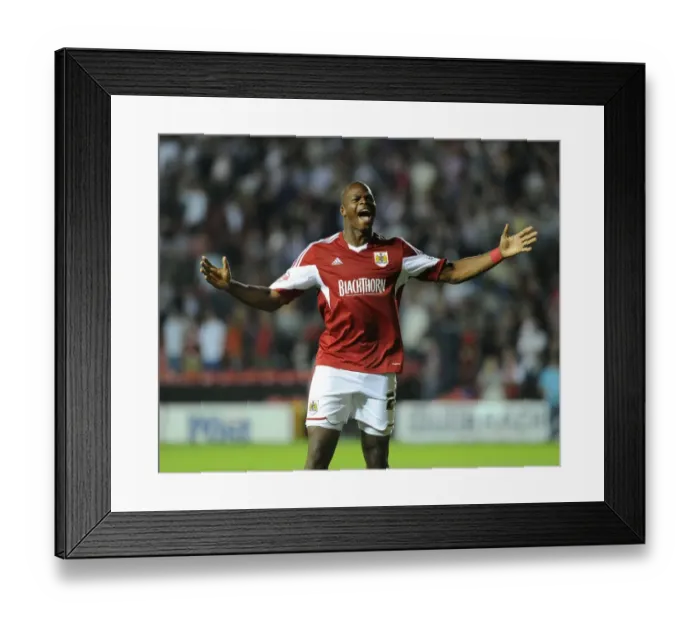 Framed Print : Bristol Derby: Marlon Harewood's Goal Secures Bristol City's Victory over Bristol Rovers in Johnstone Paint Trophy (September 4, 2013) Framed Print : Bristol Derby: Marlon Harewood's Goal Secures Bristol City's Victory over Bristol Rovers in Johnstone Paint Trophy (September 4, 2013)
