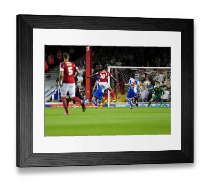 Framed Print : Bristol Derby: Jay Emmanuel-Thomas Scores Opening Goal for Bristol City against Bristol Rovers, September 4, 2013 Framed Print : Bristol Derby: Jay Emmanuel-Thomas Scores Opening Goal for Bristol City against Bristol Rovers, September 4, 2013