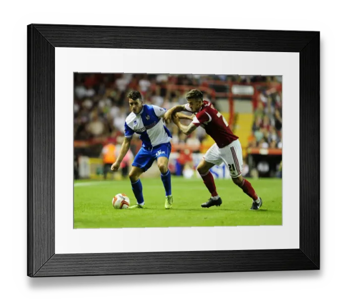 Framed Print : Bristol Derby: Intense Rivalry - Marlon Pack vs Oliver Norburn, Bristol City vs Bristol Rovers, Johnstone's Paint Trophy 2013 Framed Print : Bristol Derby: Intense Rivalry - Marlon Pack vs Oliver Norburn, Bristol City vs Bristol Rovers, Johnstone's Paint Trophy 2013