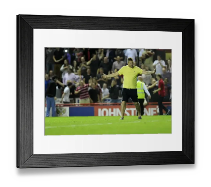 Framed Print : Euphoric Bristol City Fans Invade Ashton Gate After Derby Victory over Bristol Rovers (September 4, 2013) Framed Print : Euphoric Bristol City Fans Invade Ashton Gate After Derby Victory over Bristol Rovers (September 4, 2013)