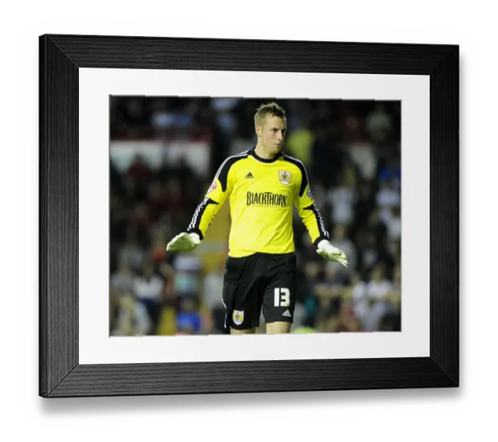 Framed Print : Bristol Derby: Elliott Parish Faces Off in Johnstone Paint Trophy First Round, Ashton Gate Framed Print : Bristol Derby: Elliott Parish Faces Off in Johnstone Paint Trophy First Round, Ashton Gate