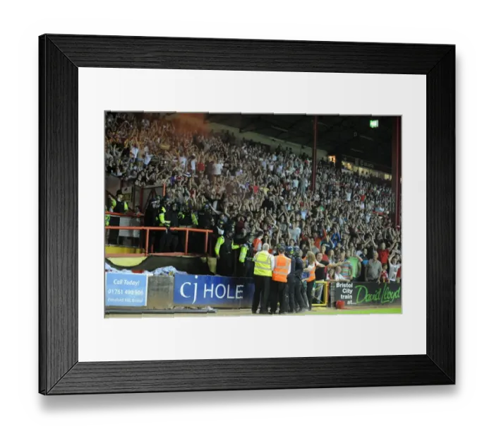 Framed Print : Bristol Derby: Thrilling First Round Clash Between Bristol City and Bristol Rovers at Ashton Gate, 2013 Framed Print : Bristol Derby: Thrilling First Round Clash Between Bristol City and Bristol Rovers at Ashton Gate, 2013
