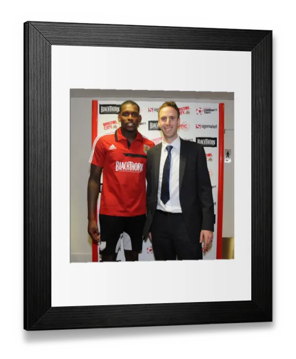 Framed Print : Bristol Derby: Man of the Match Presentations at Ashton Gate, 2013 (Bristol City vs. Bristol Rovers, Johnstone's Paint Trophy) Framed Print : Bristol Derby: Man of the Match Presentations at Ashton Gate, 2013 (Bristol City vs. Bristol Rovers, Johnstone's Paint Trophy)
