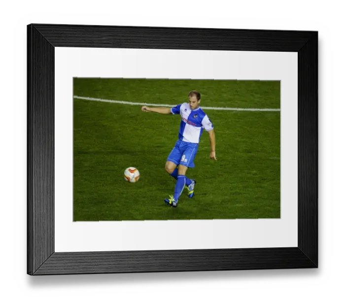 Framed Print : Bristol Derby: Intense First Half Action between Bristol City and Bristol Rovers, Johnstones Paint Trophy 2013