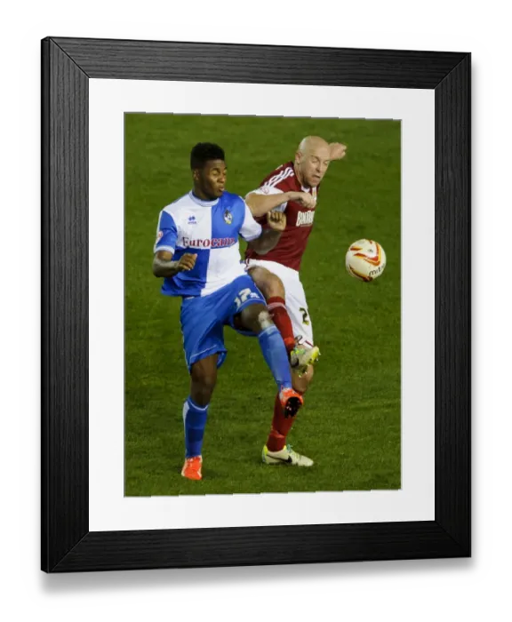 Framed Print : Intense Rivalry: Harrison vs. O'Connor - The Bristol Derby (2013 Johnstone's Paint Trophy) Framed Print : Intense Rivalry: Harrison vs. O'Connor - The Bristol Derby (2013 Johnstone's Paint Trophy)