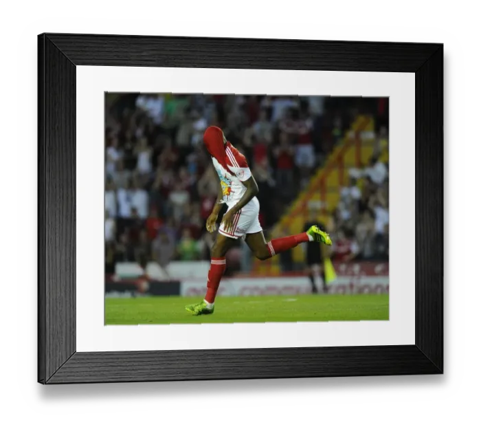 Framed Print : Bristol Derby 2013: Jay Emmanuel-Thomas's Stunning Goal for Bristol City - Johnstone Paint Trophy First Round Framed Print : Bristol Derby 2013: Jay Emmanuel-Thomas's Stunning Goal for Bristol City - Johnstone Paint Trophy First Round