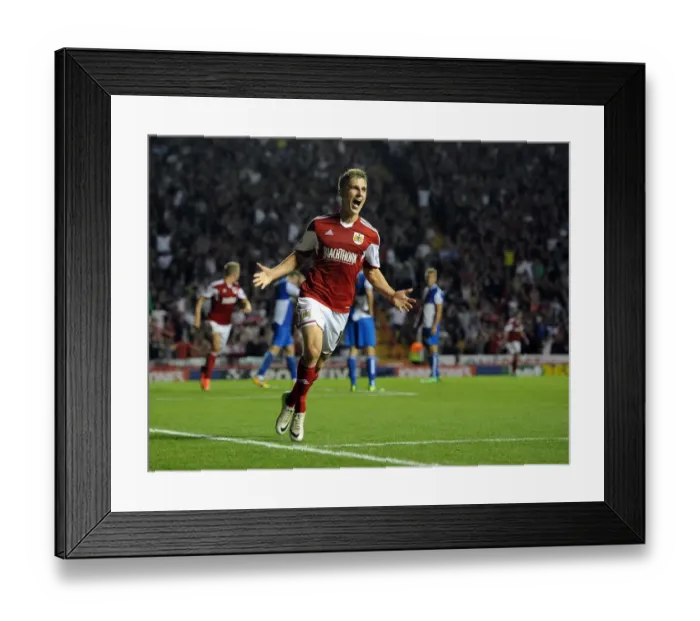 Framed Print : Bristol Born Joe Bryan Scores Game-Winning Goal in Bristol Derby Framed Print : Bristol Born Joe Bryan Scores Game-Winning Goal in Bristol Derby