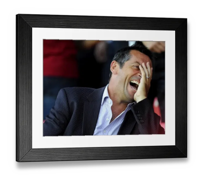 Framed Print : Bristol Derby: Phil Brown and Southend United vs. Bristol City - Johnstone's Paint Trophy First Round