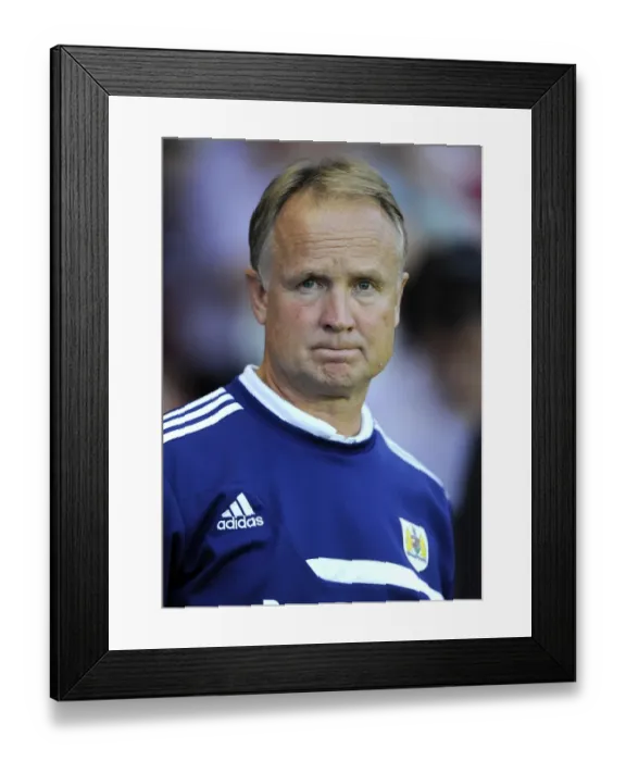 Framed Print : Bristol Derby: Sean O'Driscoll Leads Bristol City Against Bristol Rovers in Johnstone's Paint Trophy (First Round)