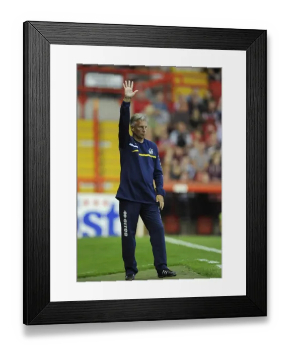 Framed Print : John Ward vs. Bristol City: The Intense Bristol Derby in the Johnstone's Paint Trophy (Bristol City vs. Bristol Rovers)