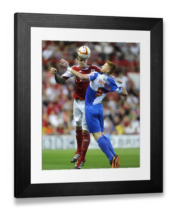 Framed Print : Bristol Derby: Aden Flint vs. Matt Harrold - Intense Battle for the High Ball at Ashton Gate, 2013 Framed Print : Bristol Derby: Aden Flint vs. Matt Harrold - Intense Battle for the High Ball at Ashton Gate, 2013