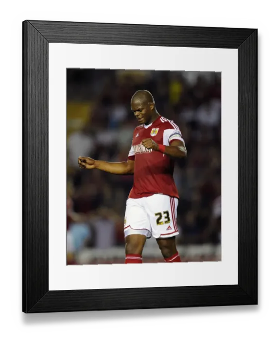 Framed Print : Bristol Derby: Marlon Harewood Leads Bristol City Past Bristol Rovers in Johnstone's Paint Trophy (September 4, 2013)