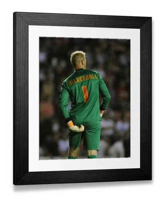 Framed Print : Bristol Derby: Clash between Bristol City and Bristol Rovers in Johnstone Paint Trophy First Round at Ashton Gate (2013)