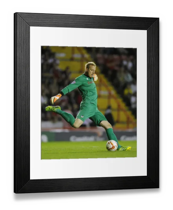 Framed Print : Bristol Derby: Clash between Bristol City and Bristol Rovers in Johnstone Paint Trophy First Round at Ashton Gate