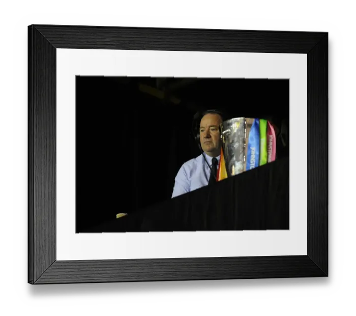 Framed Print : Bristol Derby: Gary Johnson Watches from the Skybox in the Johnstone Paint Trophy First Round Match between Bristol City and Bristol Rovers (September 4, 2013) Framed Print : Bristol Derby: Gary Johnson Watches from the Skybox in the Johnstone Paint Trophy First Round Match between Bristol City and Bristol Rovers (September 4, 2013)