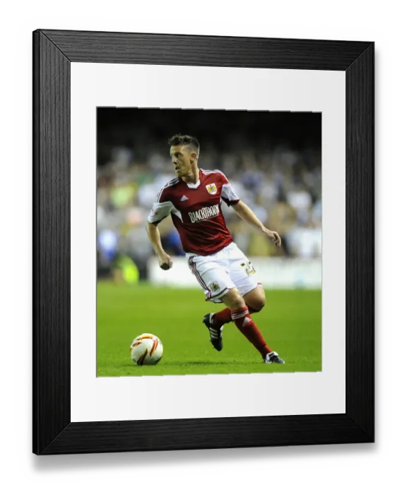 Framed Print : Bristol Derby: Nicky Shorey of Bristol City Faces Off Against Bristol Rovers in Johnstone's Paint Trophy First Round