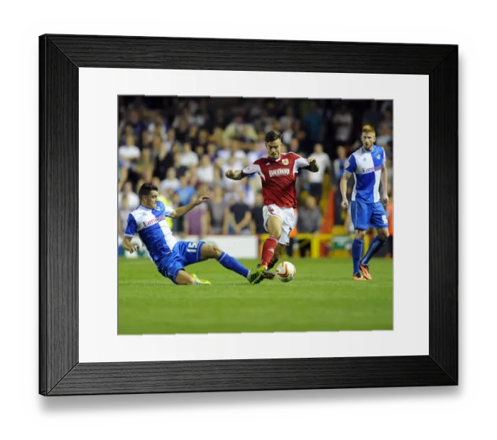 Framed Print : Intense Rivalry: Marlon Pack vs. Oliver Norburn - The Battle in the Bristol Derby, 2013 (Bristol City vs. Bristol Rovers, Johnstone Paint Trophy 1st Round) Framed Print : Intense Rivalry: Marlon Pack vs. Oliver Norburn - The Battle in the Bristol Derby, 2013 (Bristol City vs. Bristol Rovers, Johnstone Paint Trophy 1st Round)