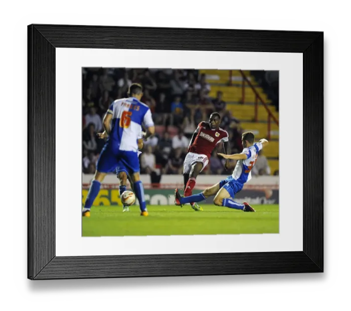 Framed Print : Bristol Derby: Jay Emmanuel-Thomas and Joe Bryan Score in Thrilling First-Round Clash (Bristol City V Bristol Rovers, Johnstone Paint Trophy) Framed Print : Bristol Derby: Jay Emmanuel-Thomas and Joe Bryan Score in Thrilling First-Round Clash (Bristol City V Bristol Rovers, Johnstone Paint Trophy)