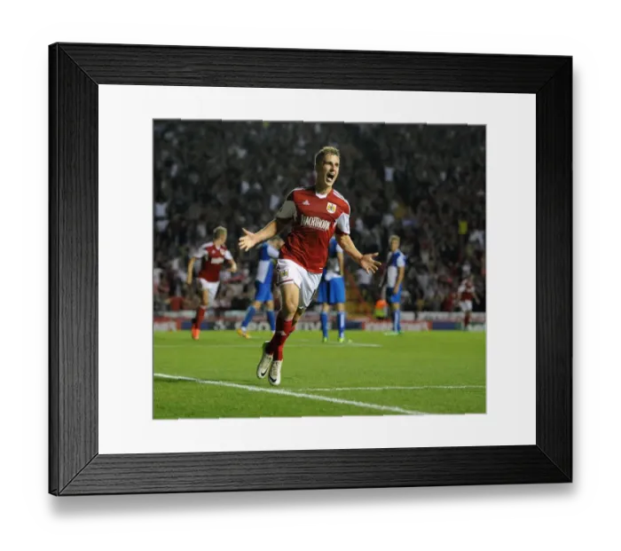 Framed Print : Bristol Derby: Joe Bryan's Goal Secures Bristol City Victory in Johnstone's Paint Trophy Framed Print : Bristol Derby: Joe Bryan's Goal Secures Bristol City Victory in Johnstone's Paint Trophy