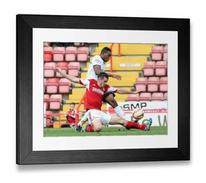 Framed Print : Britt Assombalonga Scores for Peterborough United against Bristol City, September 14, 2013 Framed Print : Britt Assombalonga Scores for Peterborough United against Bristol City, September 14, 2013