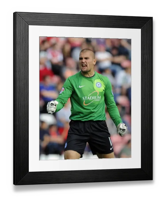 Framed Print : Bristol City's Thrilling Victory: Robert Olejnik's Emotional Celebration (Sky Bet League One) Framed Print : Bristol City's Thrilling Victory: Robert Olejnik's Emotional Celebration (Sky Bet League One)