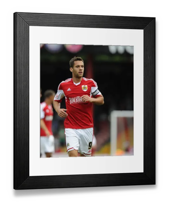 Framed Print : Bristol City's Sam Baldock Scores Against Peterborough United in Sky Bet League One (14 / 09 / 2013) Framed Print : Bristol City's Sam Baldock Scores Against Peterborough United in Sky Bet League One (14 / 09 / 2013)