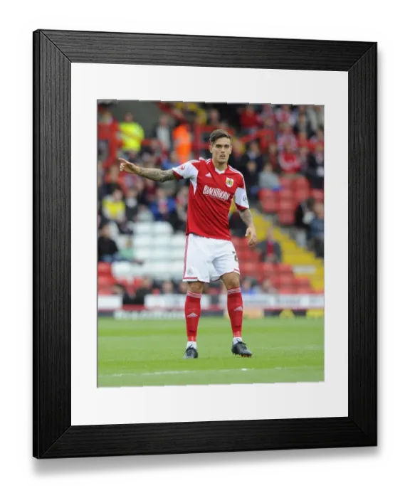 Framed Print : Marlon Pack in Action: Bristol City vs Peterborough United, Sky Bet League One (September 14, 2013)