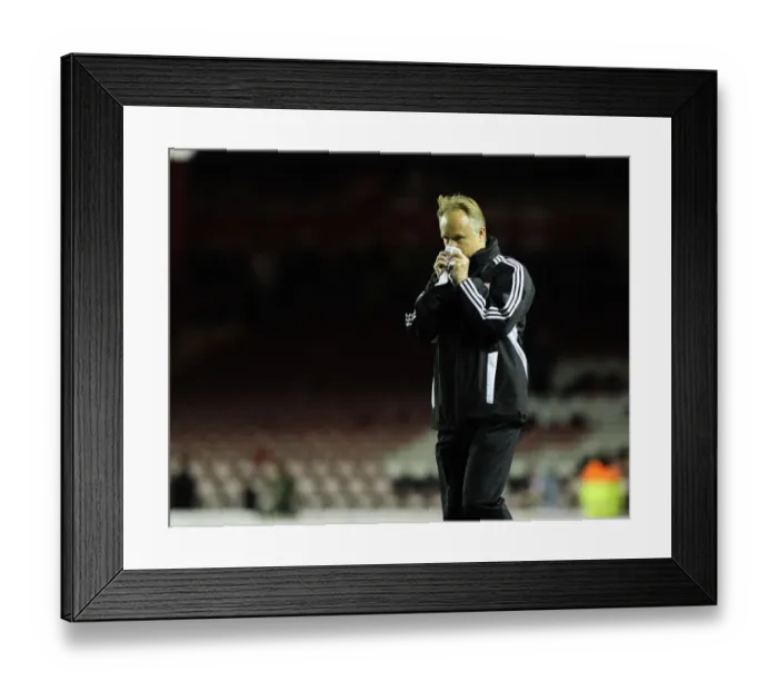 Framed Print : Sean O'Driscoll Leads Bristol City Against Shrewsbury Town, 17 September 2013