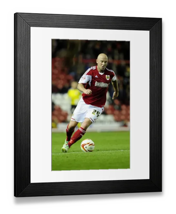 Framed Print : Bristol City's James O'Connor in Action against Shrewsbury Town, Sky Bet League One, Ashton Gate, September 17, 2013 Framed Print : Bristol City's James O'Connor in Action against Shrewsbury Town, Sky Bet League One, Ashton Gate, September 17, 2013