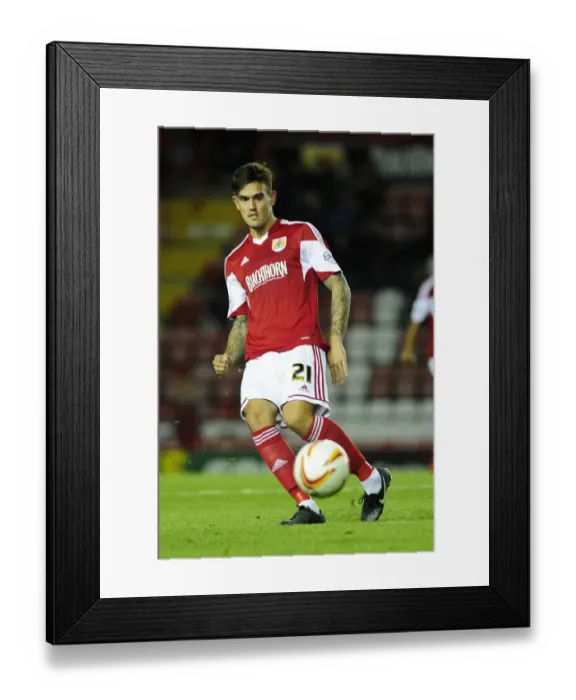 Framed Print : Marlon Pack in Action: Bristol City vs Shrewsbury Town, September 13, 2013 Framed Print : Marlon Pack in Action: Bristol City vs Shrewsbury Town, September 13, 2013