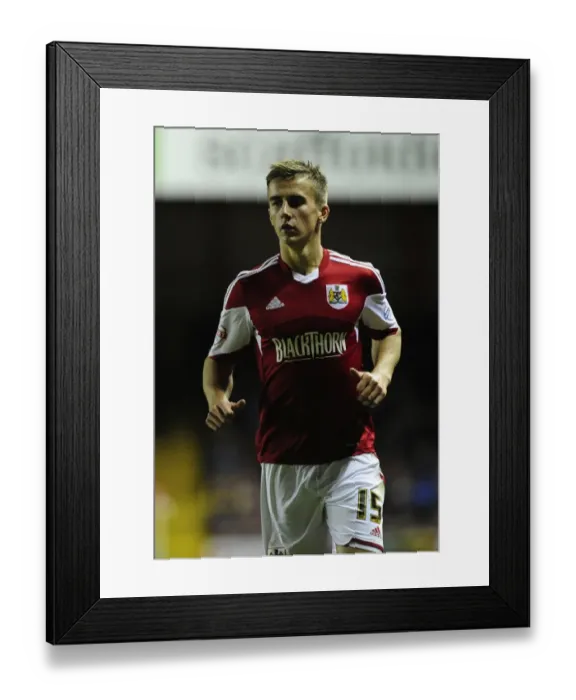 Framed Print : Bristol City's Joe Bryan in Action at Ashton Gate