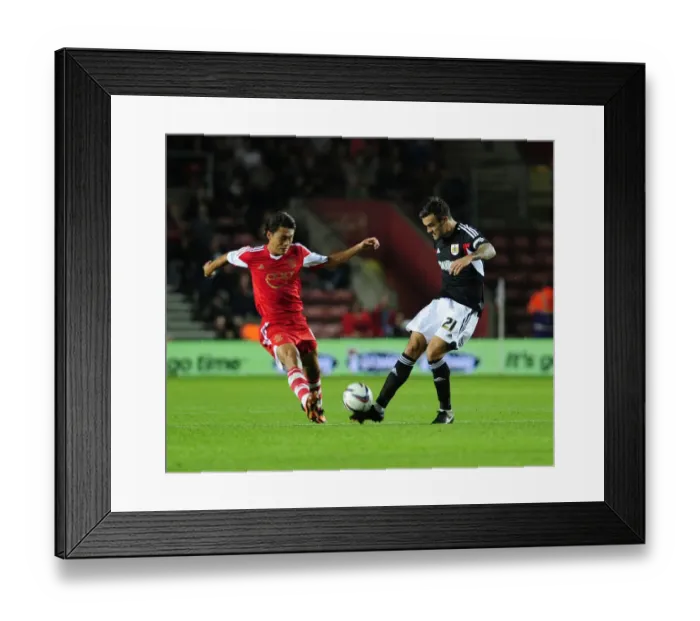 Framed Print : Marlon Pack vs Tadanari Lee: Intense Moment from Southampton vs Bristol City Football Rivalry, September 2013 Framed Print : Marlon Pack vs Tadanari Lee: Intense Moment from Southampton vs Bristol City Football Rivalry, September 2013