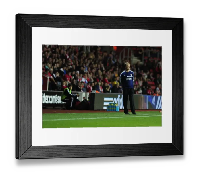 Framed Print : Sean O'Driscoll Leads Bristol City at Southampton's St Marys Stadium - Capital One Cup Match