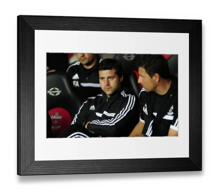 Framed Print : Mauricio Pochettino Leads Southampton Against Bristol City in Capital One Cup Clash, 24 / 09 / 2013