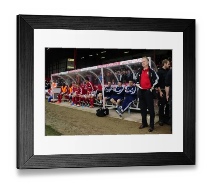 Framed Print : Sean O'Driscoll Leads Bristol City Against Colchester United, Sky Bet League One, 2013