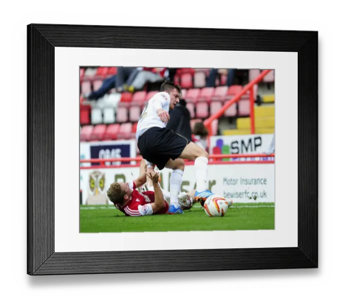 Framed Print : Intense Rivalry: Scott Wagstaff vs Alex Gilbey, Bristol City vs Colchester United, Sky Bet League One, 2013 Framed Print : Intense Rivalry: Scott Wagstaff vs Alex Gilbey, Bristol City vs Colchester United, Sky Bet League One, 2013