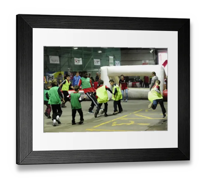 Framed Print : Bristol City's Jordan Wynter Plays Football in Community: Bristol City vs Colchester United, Sky Bet League One (September 2013)