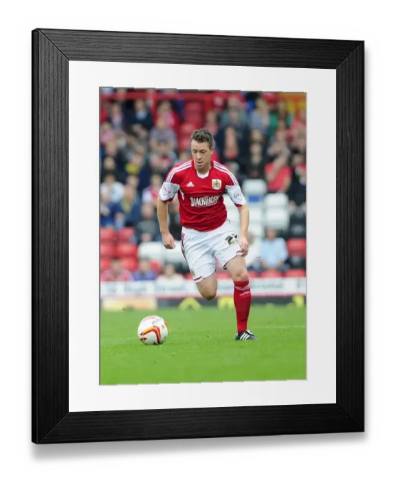 Framed Print : Nicky Shorey in Action: Bristol City vs Colchester United, Sky Bet League One (September 2013)
