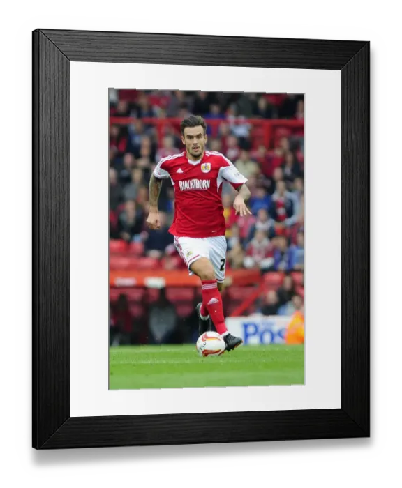Framed Print : Marlon Pack of Bristol City in Action Against Colchester United, Sky Bet League One, 2013