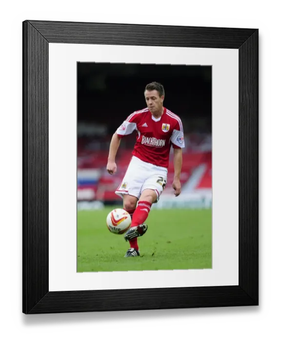 Framed Print : Nicky Shorey in Action: Bristol City vs Colchester United, Sky Bet League One, 2013