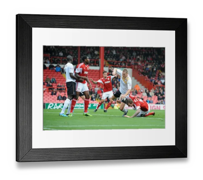 Framed Print : Aden Flint of Bristol City in Action Against Colchester United, Sky Bet League One, September 2013