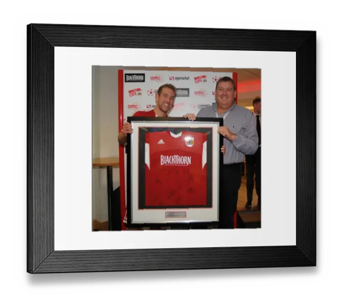 Framed Print : Bristol City FC: Dougie Allward's Man of the Match, Colchester United (Sky Bet League One, Ashton Gate, 28.09.2013)