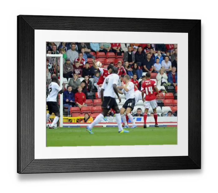 Framed Print : Matt Taylor Scores Opening Goal: Bristol City vs Colchester United, Sky Bet League One, 2013
