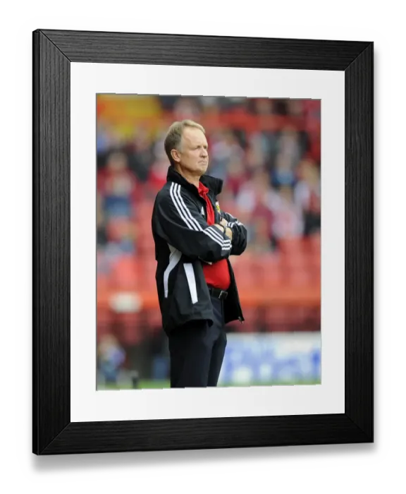 Framed Print : Sean O'Driscoll Leads Bristol City in Sky Bet League One Clash Against Colchester United, 2013 (Bristol City vs Colchester United)