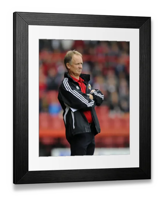 Framed Print : Sean O'Driscoll Leads Bristol City in Sky Bet League One Match vs Colchester United