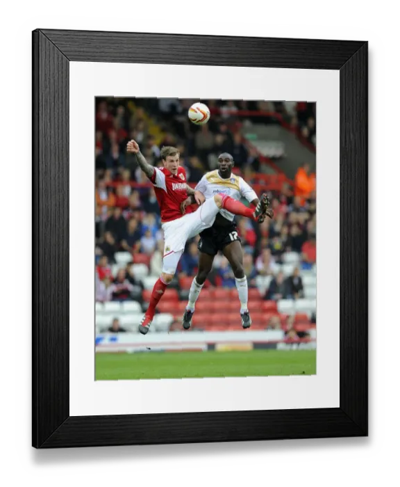 Framed Print : A Football Rivalry: Aden Flint vs Jabo Ibehre Clash at Ashton Gate, September 2013 Framed Print : A Football Rivalry: Aden Flint vs Jabo Ibehre Clash at Ashton Gate, September 2013