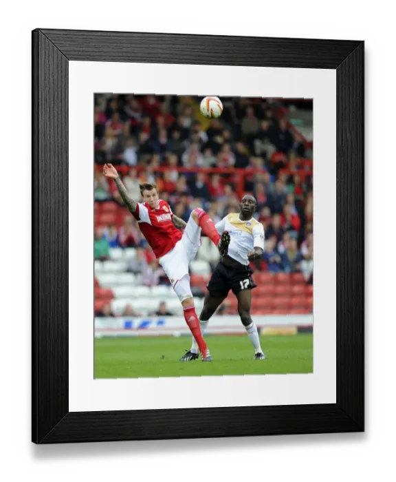 Framed Print : Bristol City Football Rivalry: Aden Flint vs Jabo Ibehre - Clash at Ashton Gate Framed Print : Bristol City Football Rivalry: Aden Flint vs Jabo Ibehre - Clash at Ashton Gate