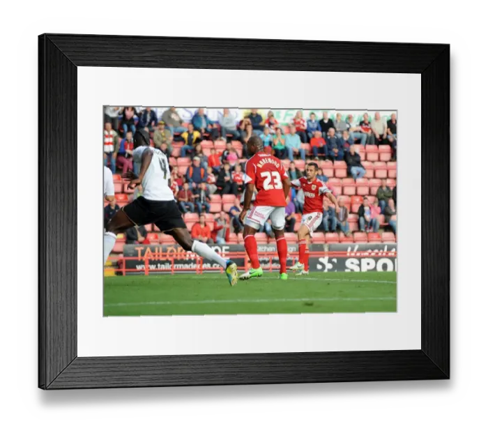 Framed Print : Bristol City's Sam Baldock Scores Equalizer Against Colchester United, Sky Bet League One, 2013 Framed Print : Bristol City's Sam Baldock Scores Equalizer Against Colchester United, Sky Bet League One, 2013